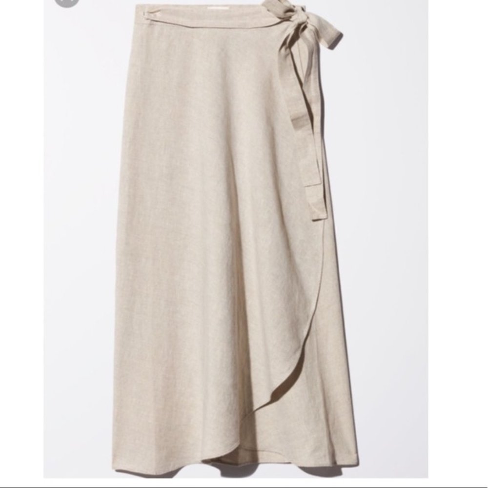 Aritizia WIlfred Eleta Linen Skirt